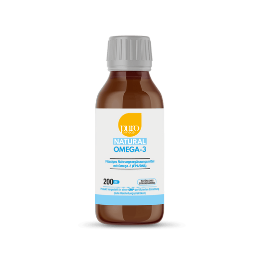 Flüssiges Omega-3 von Puro Omega – Hochwertige Quelle für EPA und DHA [200 ml]